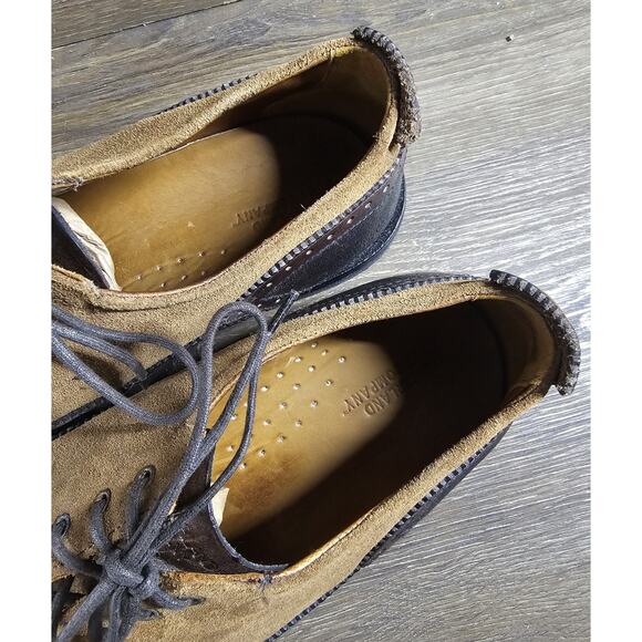 Timberland Boot Company 13 Carries Brown Plain Toe Oxford Derby Suede Men’s Sz 9 - Picture 7 of 11